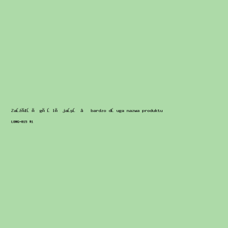 A very long product name with Polish diacritics to check field limits and encoding